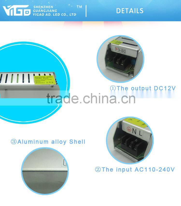 60W power supply for led light box