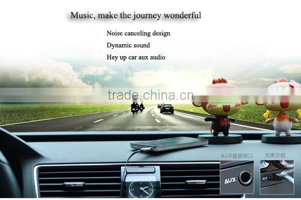 OEM logo 0.5m audio cable 3.5mm aux jack