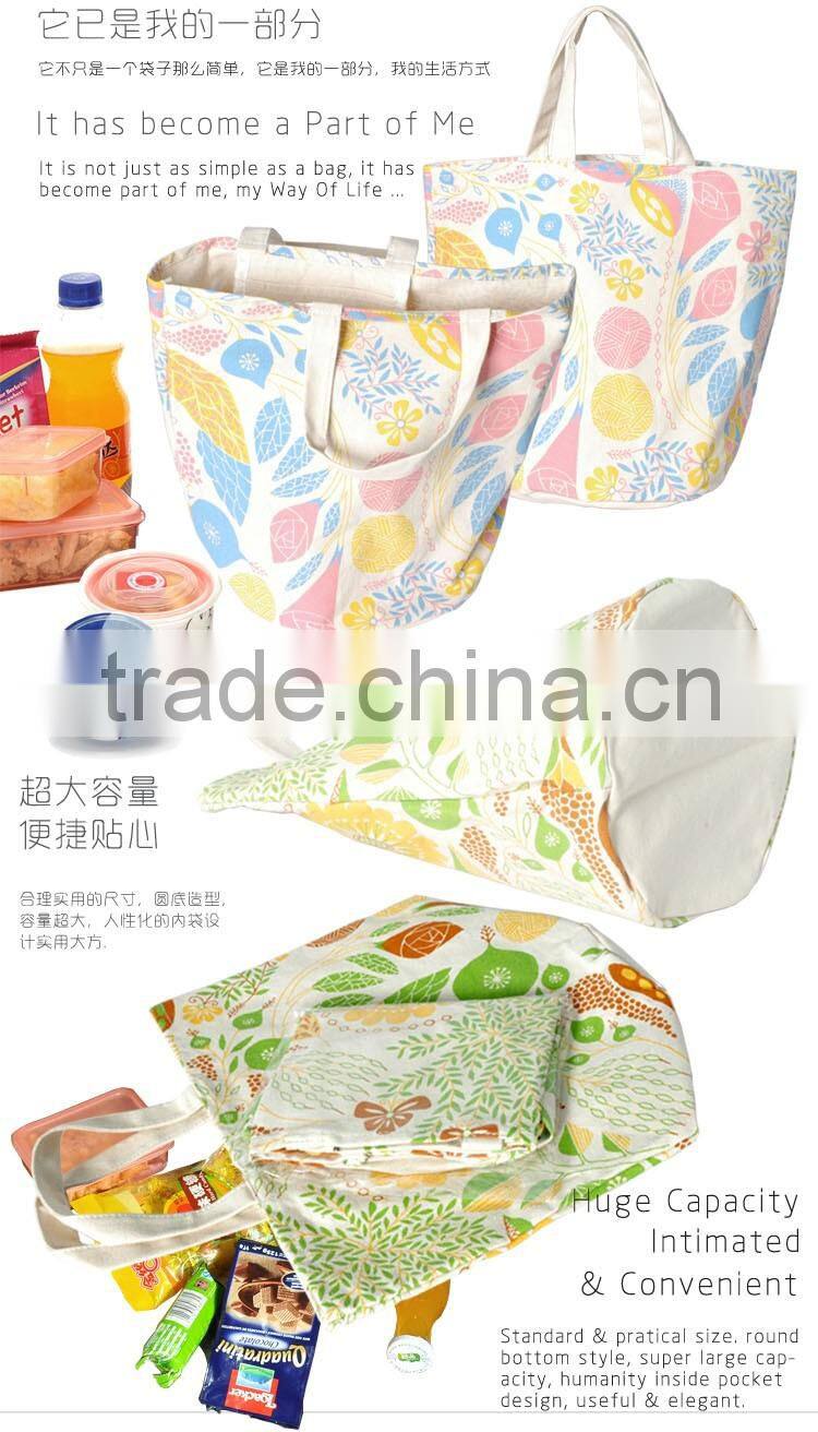 Promotional Tote Bag Good Canvas Material Shopping Bags For Grocery