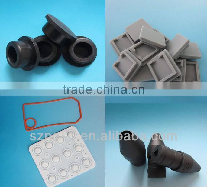 Factoy Customized High Precision Hard EPDM fins gasket round shape rubber plug