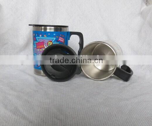 Modern 16 oz stainless steel thermos cup