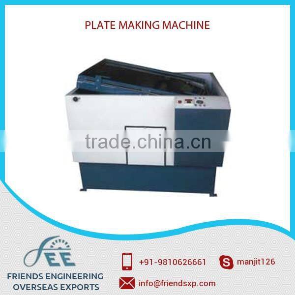 Simple, Fast and Easy to Operate Plate Printing Machine from Popular Supplier