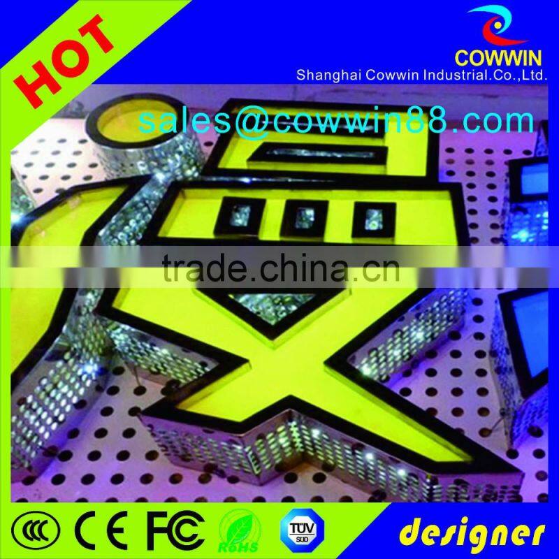 High Quality Outside led lighted sign , lighted sign letters