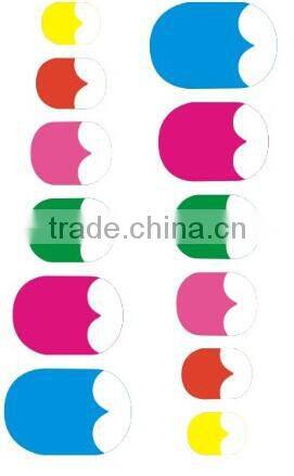 nail arts design beauty personal care non-toxic safty children nail stickers