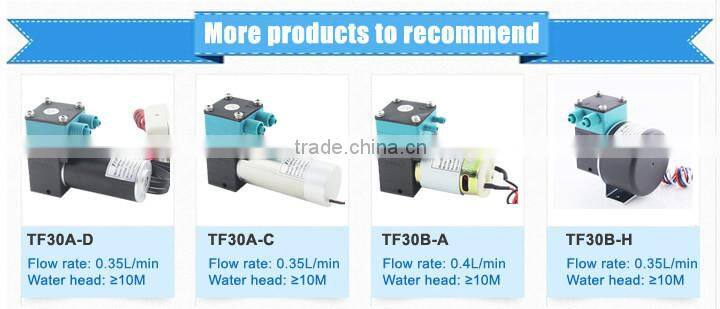 TF30A-B Brush 6v 12v 24v mini diaphragm DC liquid vacuum pump
