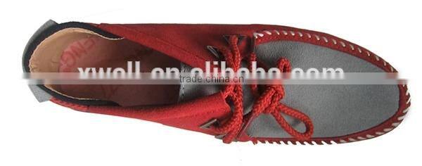 2016 new lace-up men leather casual shoes men sneaker