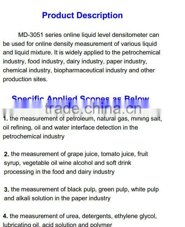 digital density meter for food industry
