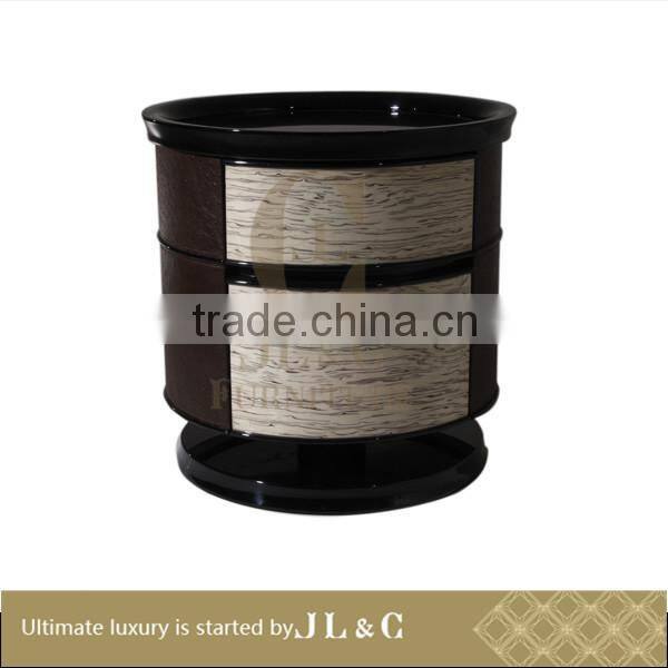 JB02-03 Round Nightstand in Bedroom from JL&C Furniture Lastest Designs 2015 (China Supplier)