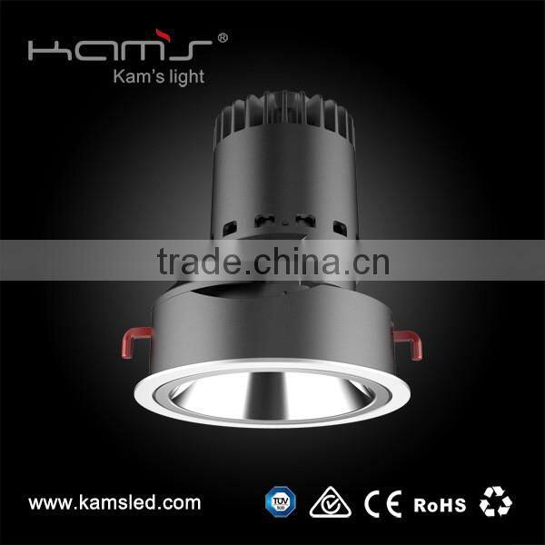 Whosale High power 30W Dimmable COB LED Downlight for hotel