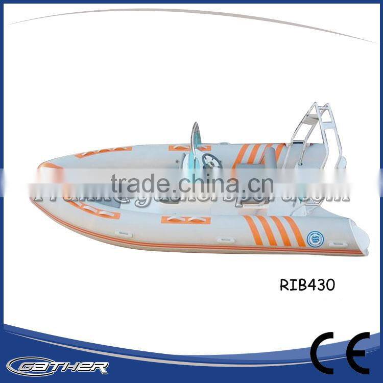 Gather New Style PVC Competitive Price inflatable boats dinghy rib