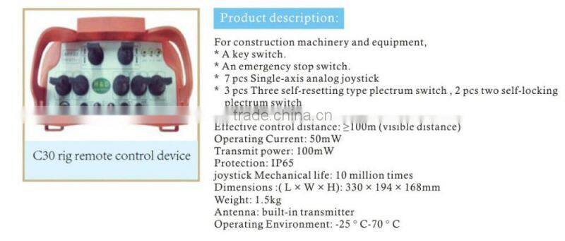C30 rig remote control device