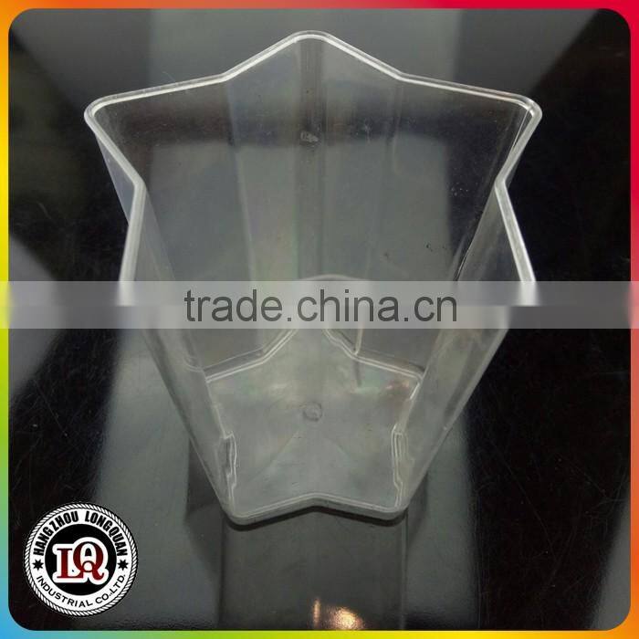 Disposable Flower Plastic Desert Cake Cup