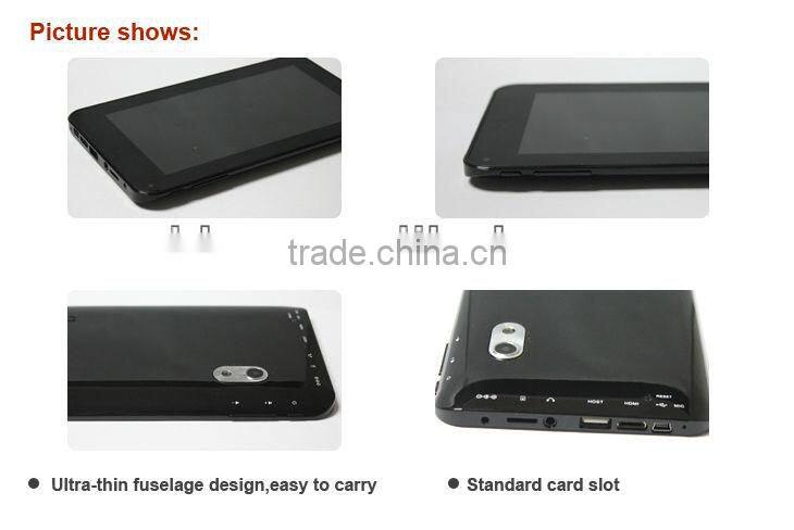 2014 New Tablet! 7"Dual Core Infrared Multi Touch Screen Overlay Tablet Pc