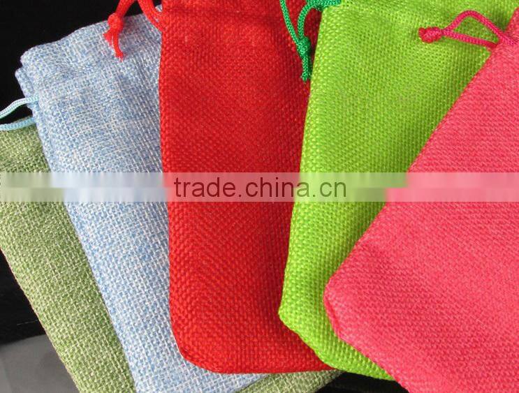 Linen Pouch in Solid color, designer linen pouch, linen jewelry pouch