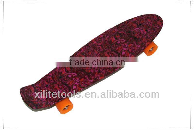 22 /27 inch plastic skateboard water transfer deck