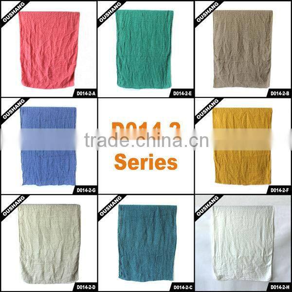 D014-2-E Green Long Scarf Pashmina Viscose Long Scarf