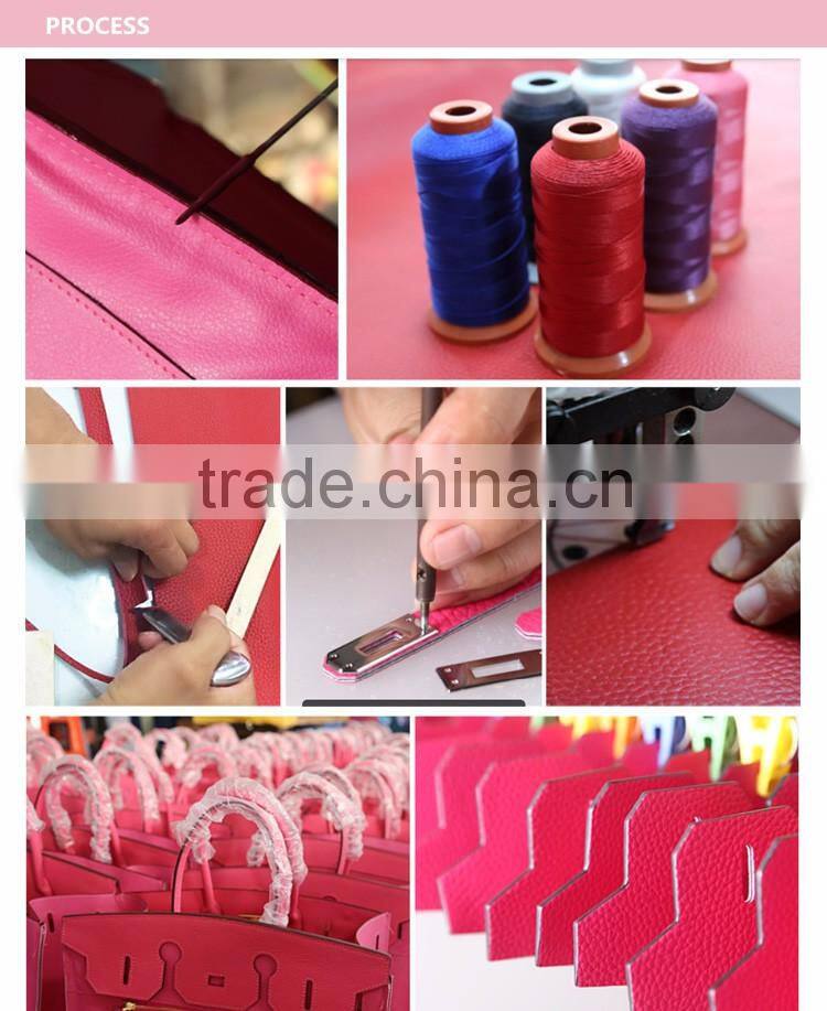 6 pcs of 1 set handbags shoulder bags wholesale PU 2016 stylish women bag