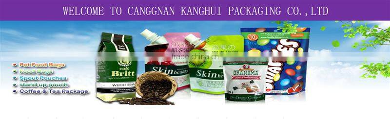 food packaging plastic bag with zipper