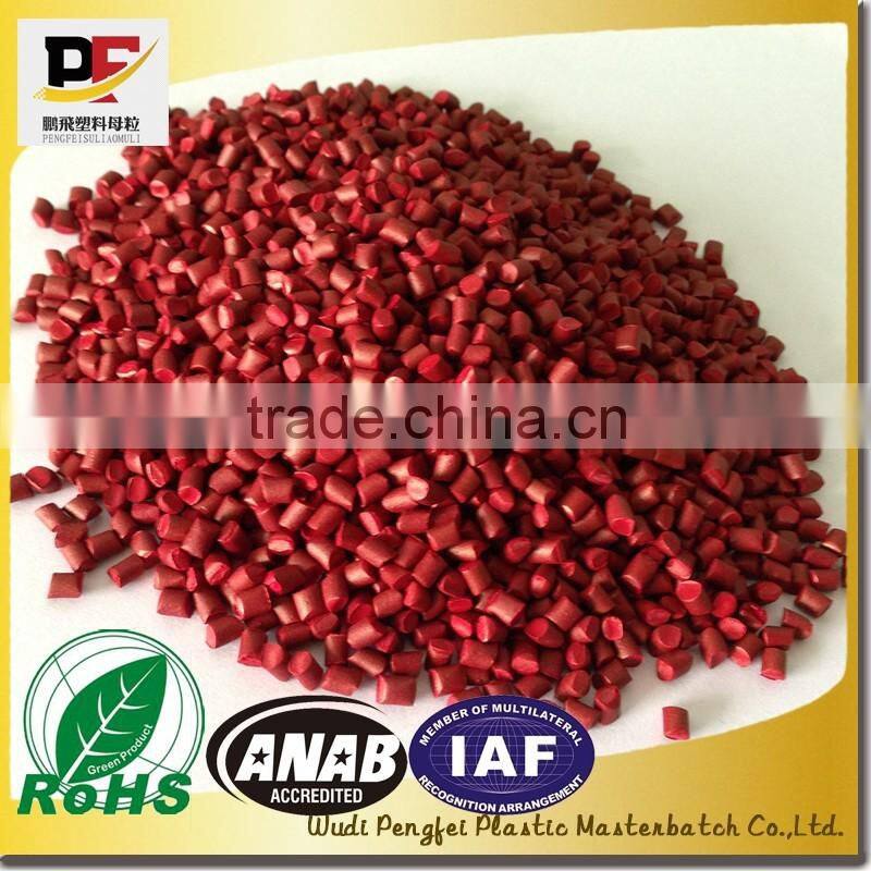 Virgin PP/PE Masterbatch, Color masterbatch, High covering, disperse evenly Red masterbatch