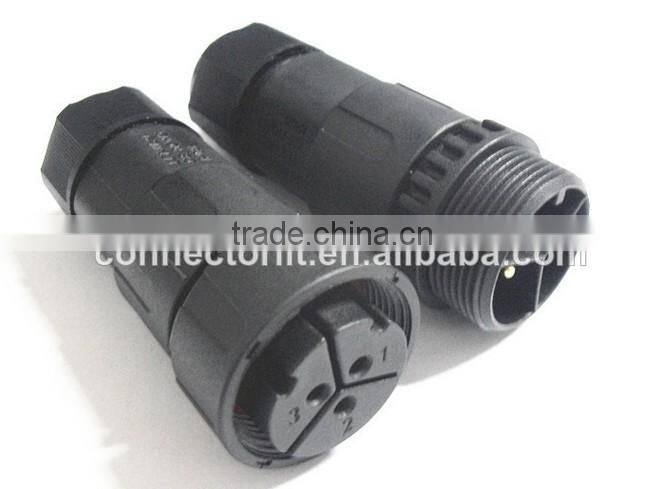 35A high voltage watertight male and female electrical connector