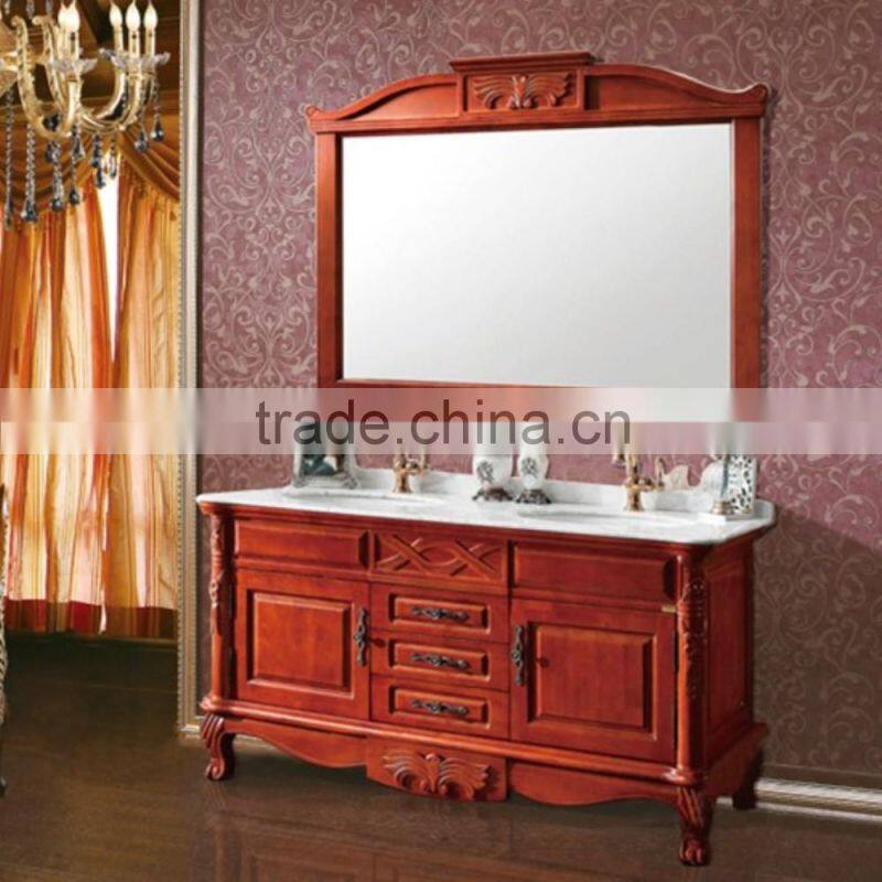 Antique Red Oak Wood Bathroom Vanity Wholesale