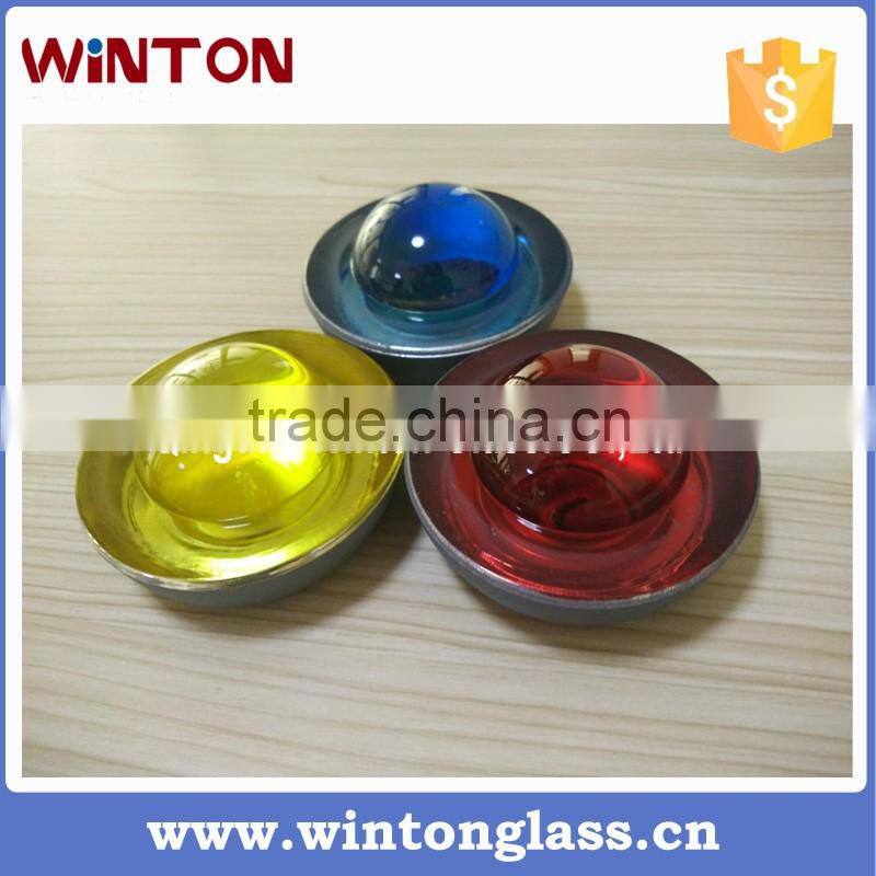 Tempered Color Glass Studs