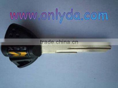 motorcycle Suzuki motorcycle bike key blank in black color