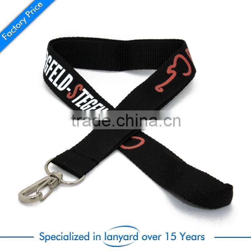 Wholesale custom thin college lanyard