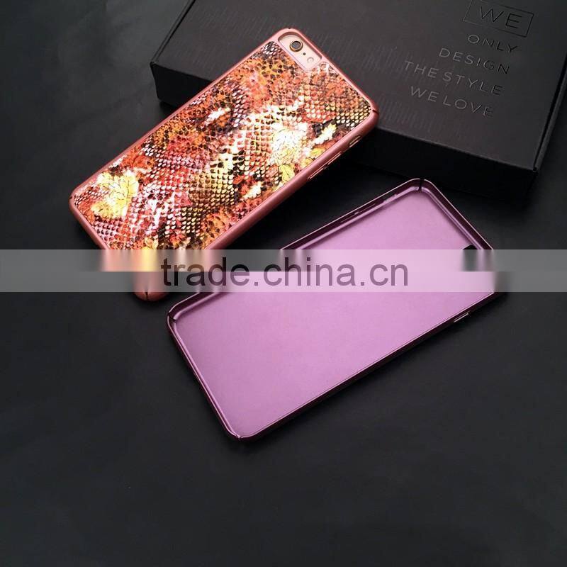 high end luxury Color pattern saffiano leather cell phone cover case for iphone