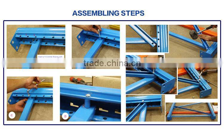 Outdoor durable Cantilever racks warehouse steel storage rack
