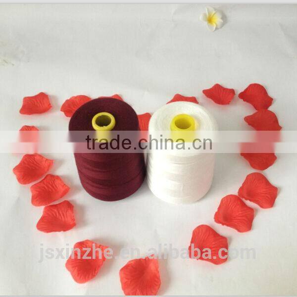 Ring Spun Technics 100% Polyester Material Colorful Sewing Thread