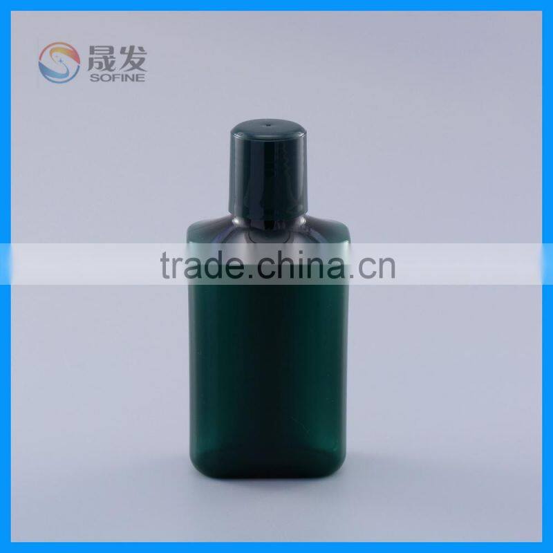 Square cosmetic pp lotion bottle