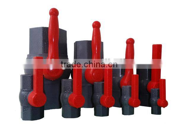 Level and butterfly Handle PVC Ball Valve
