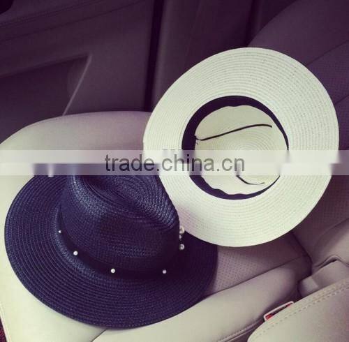 2016 Europe popular ladies handmade sun hats alibaba high quality cheaper wholesale hat straw