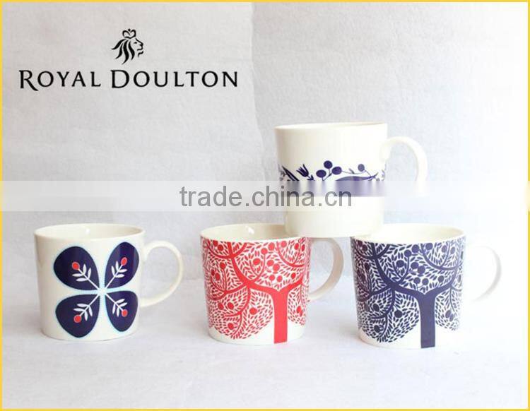 Wholesale Promotional New Design New Bone Custom Creative Ceramic Printed Tea Cup