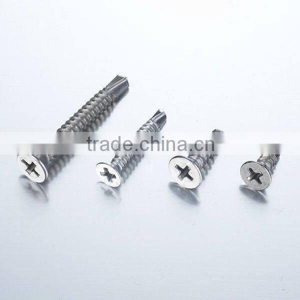 Flat Head Self Drilling Screw Stainless Steel