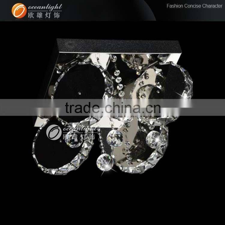 2015 led ceiling light modern fancy crystal chandelier pendant light made in China OM88165
