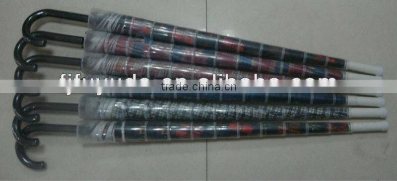 Black Automatic straight Anti-drip umbrella