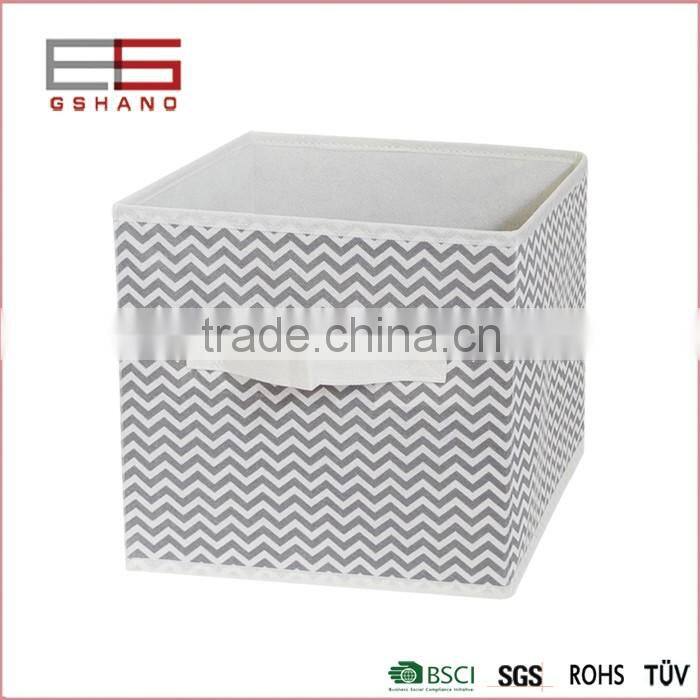 Chevron Closet folding storage box storage cube Drawer wardrobe