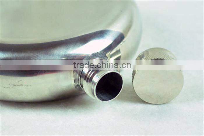 110g 5 oz Mirror Smooth Carry Portable Stainless Steel Round Hip Stainless Steel Hip Flask