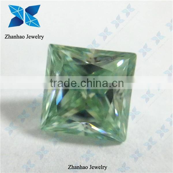 Best shinning wholesale new cutting green color moissanite for jewelry