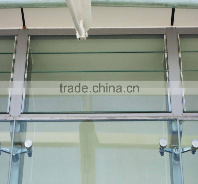 Customized sizes Decorative louver glass, price of glass louver windows