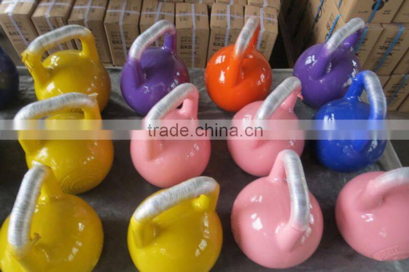 High Quality kettle bell for crossfit competition smoth surface with anti-rust handel