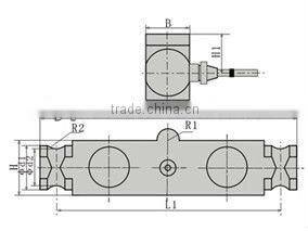 Alloy steel structure bridge load cell
