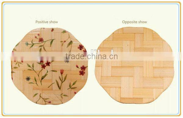 Hot Sale Thermal Shield Bamboo Coaster to Putting Cup