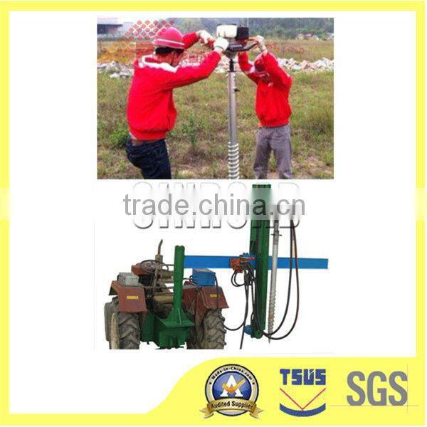 ground screw anchor ground screw pile/ground solar mounting system