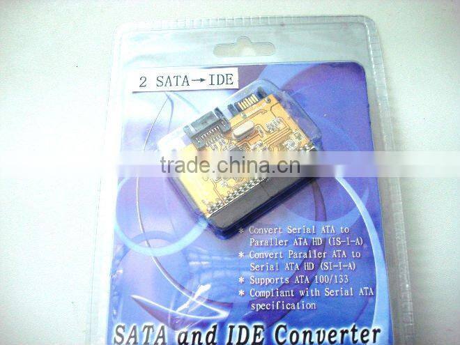 Two SATA to IDE Converter,ide to 2 sata port,ide sata adapter converter