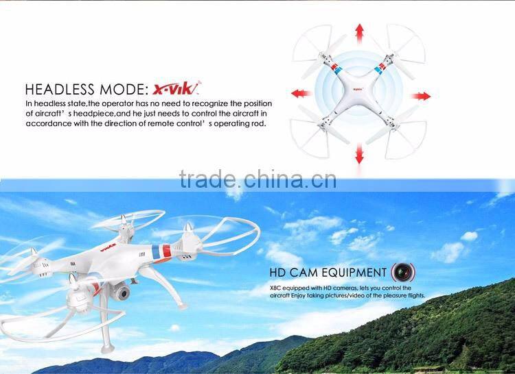 2016 Newest Syma X8C Venture New Package 4 Channel 2.4G RC Quadcopter with HD Camera 6 Axis 3D Flip Fly UFO