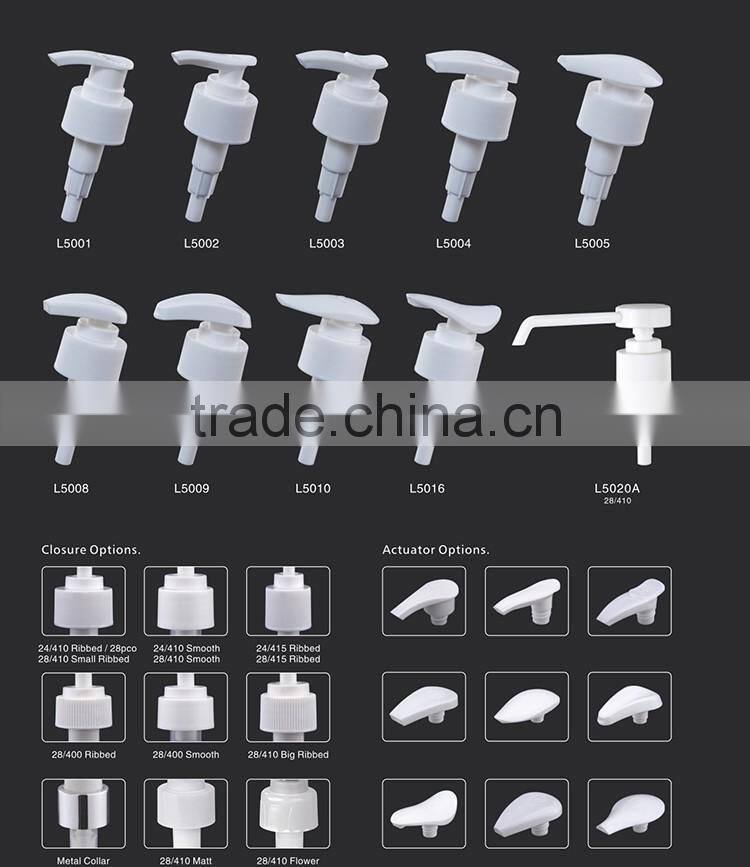 Plastic shampoo dispenser pump 24/410 lotion pump
