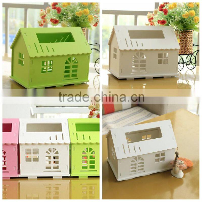 Popular style tissue box holders newest rectangular paper box design